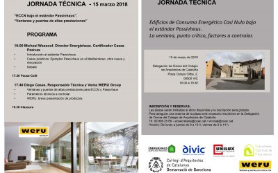 Jornada Passivhaus en la Delegación de Osona del Colegio de Arquitectos de Cataluña